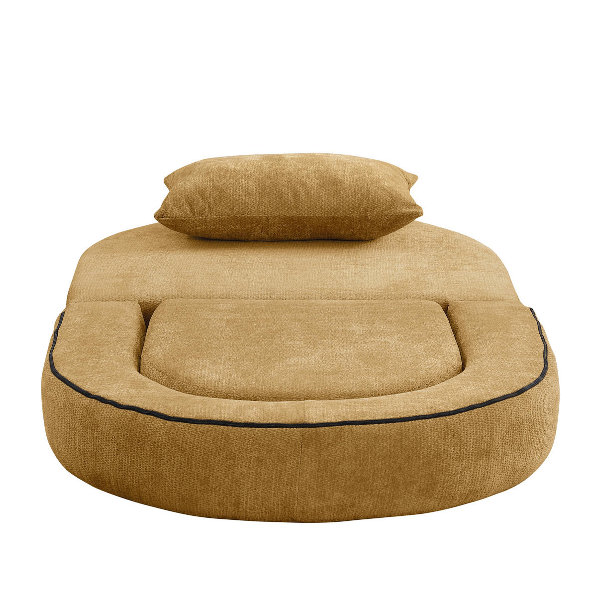 SCHLAFSESSEL DE-35081 faltbar Gelb - Gelb, Textil (90/41/101cm) - ComfortXL