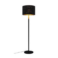 STEHLEUCHTE Willard 30/25/144 cm - Schwarz, Metall (26/20/110cm) - Nettlife