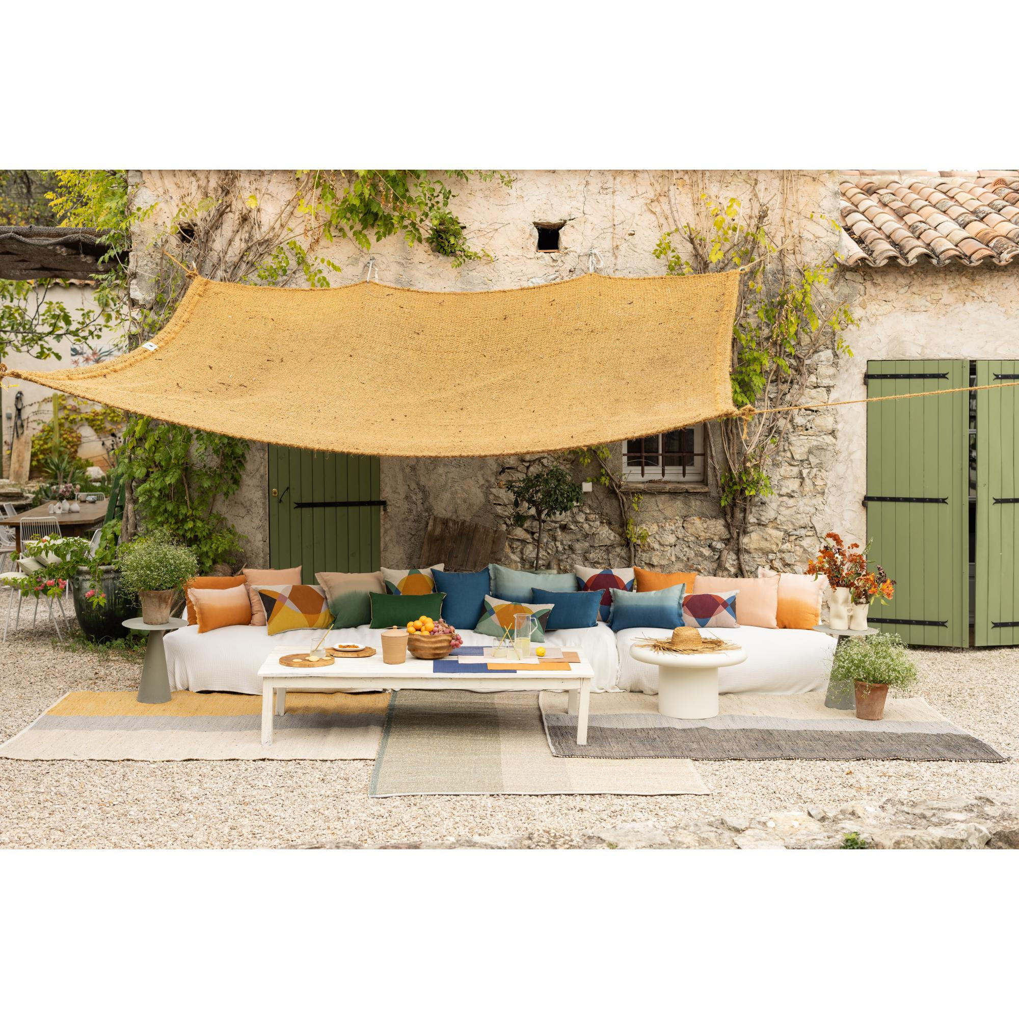 KISSEN Zeff Celeste dragee 45 x 45 cm - Roségold, Textil (45/45cm) - Vivaraise