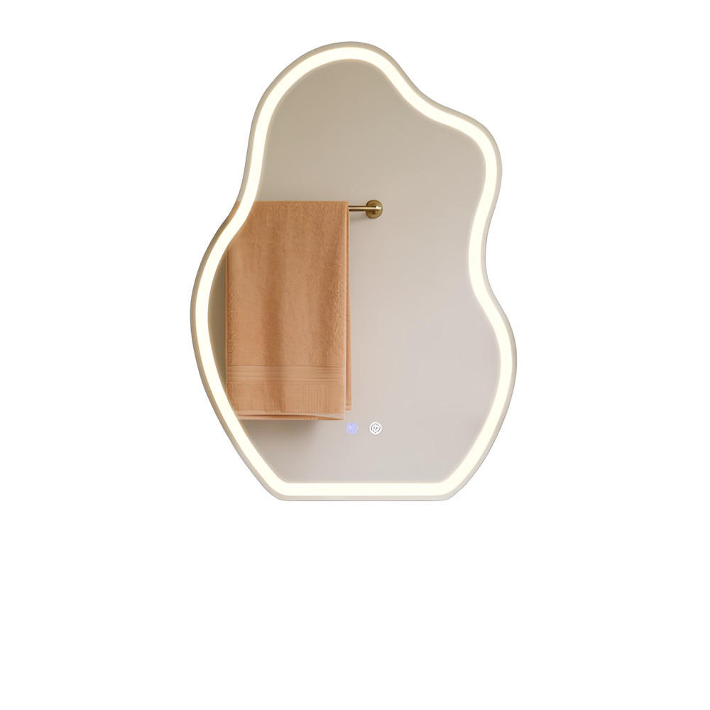 LED koupelnové zrcadlo 3,4/60/80 cm - bílá, sklo (3.4/80/60cm) - Nettlife