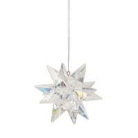 WEIHNACHTSDEKO Hängend EIRA, 10 x 10 cm, Transparent, Christbaumschmuck, Weihnachtsbaumdekoration, Christmas, Xmas - Transparent, Kunststoff (10/10/10cm) - home&you