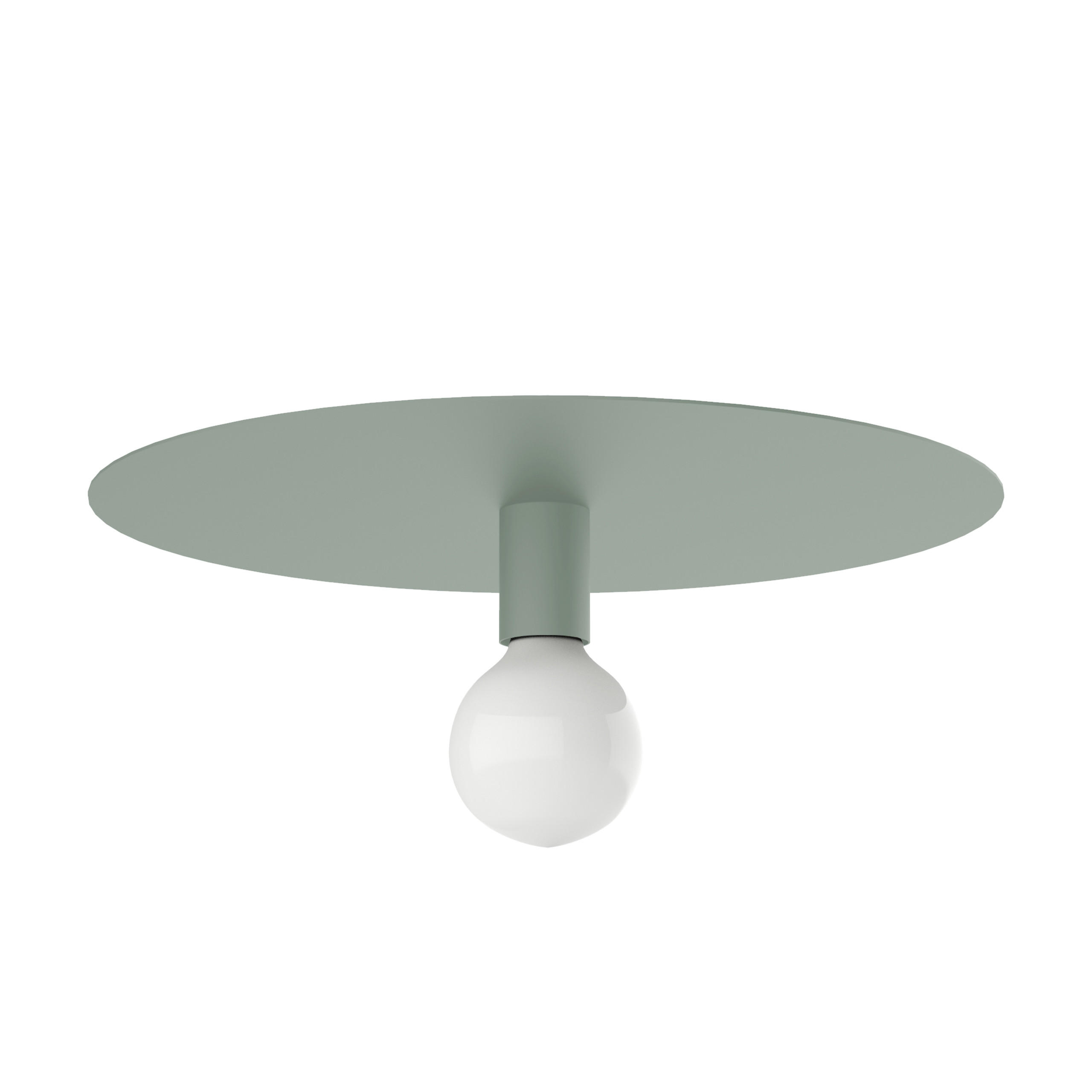 DECKENLEUCHTE - Grün, Metall (40/40/10cm) - Lumicom