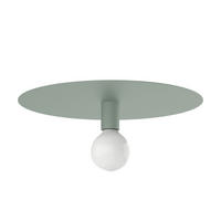 DECKENLEUCHTE - Grün, Metall (40/40/10cm) - Lumicom