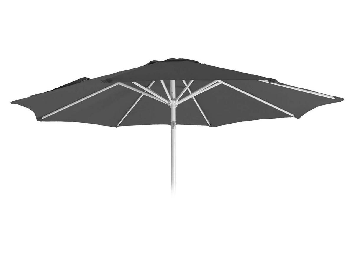 ERSATZ-BEZUG FÜR SONNENSCHIRM I Anthrazit - Anthrazit, Textil (270/270cm) - MCW