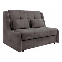 SCHLAFSOFA Viva Elite II - Dunkelbraun/Schwarz, Holz/Metall (126/85/98cm) - MIRJAN24