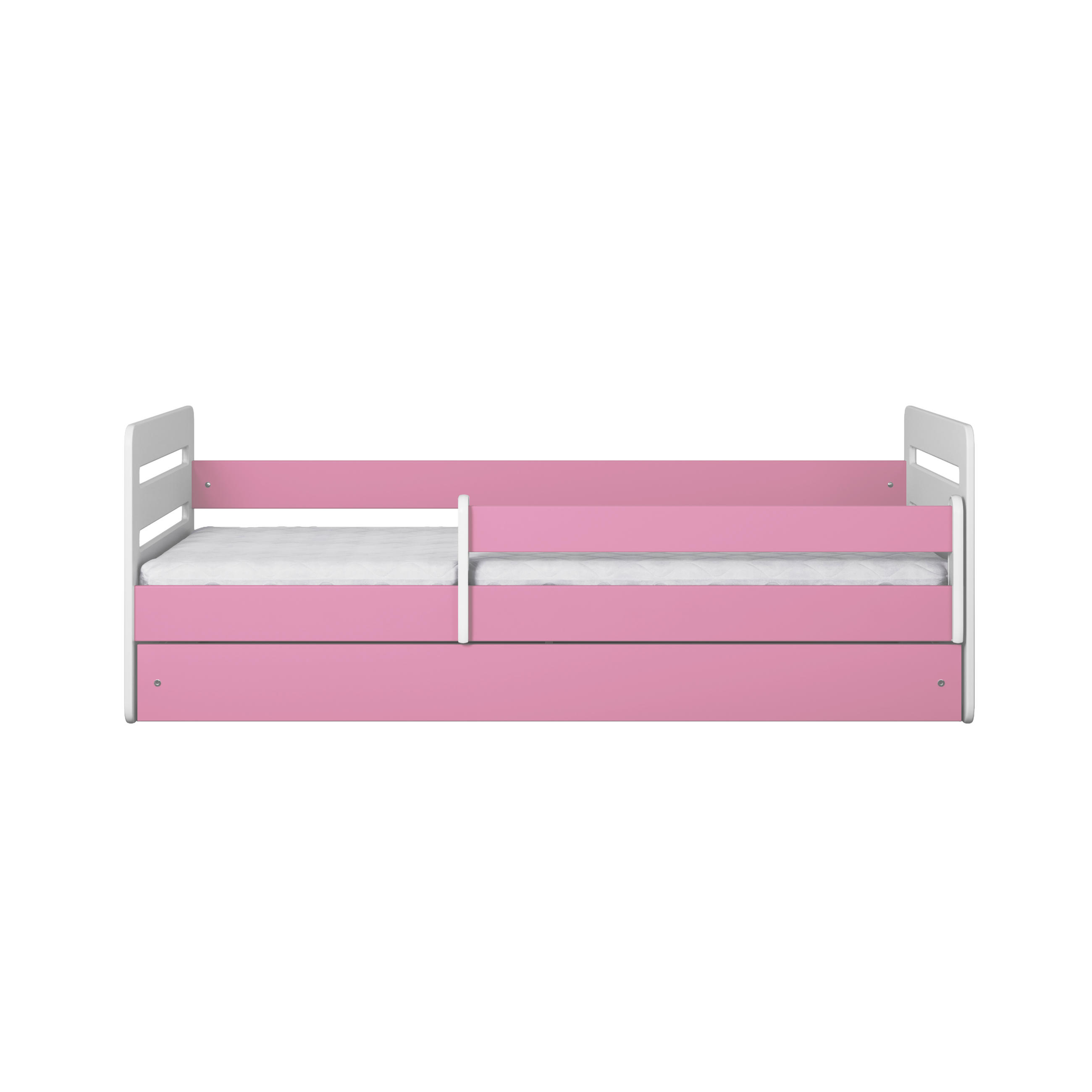 KINDERBETT Tomi mit Schublade ohne Matratze 90/65/144 - Rosa, Holzwerkstoff (80/140cm) - RAUMHIRSCH FURNITURE