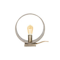 TISCHLAMPE MESSINA Grau Metall - Grau, Metall (11/30/32cm) - KAWOLA