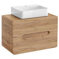 WASCHTISCH Luton-56 - Braun, Holzwerkstoff (80/67/46cm) - Lomado