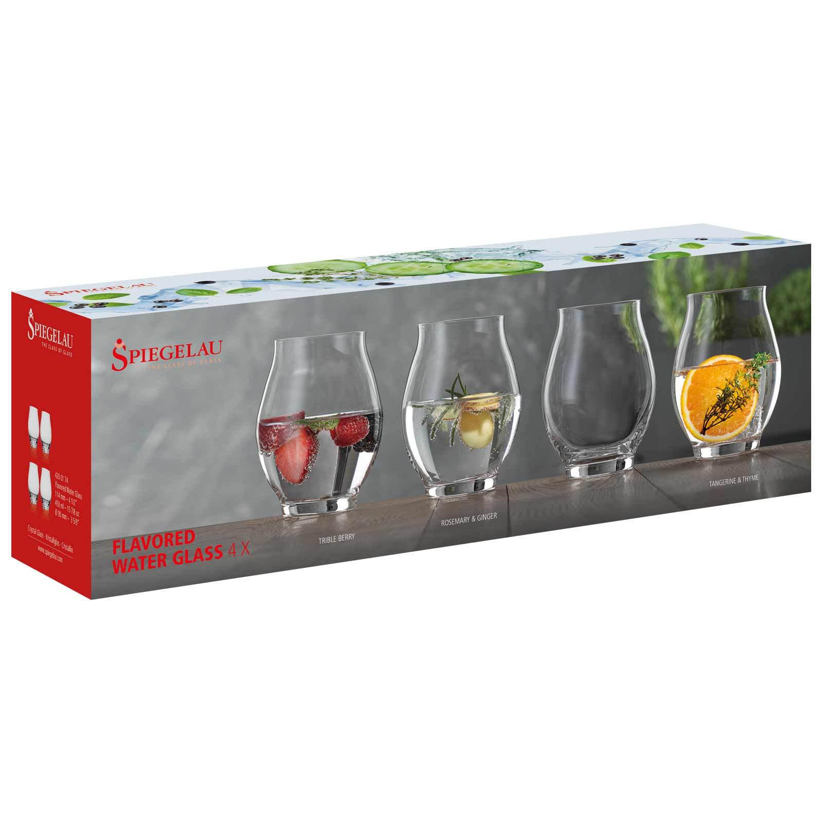 FLAVORED WATER GLÄSER Special Glasses transparent 450 ml 4er Set - Transparent, Glas (0.45L) - Spiegelau