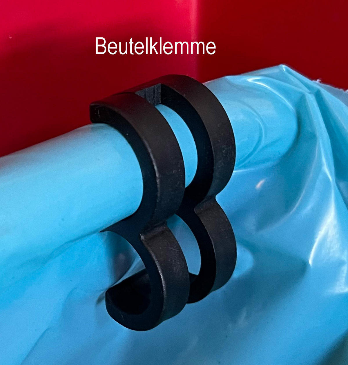 ROLLBARER Müllsackständer mit 4 Rollen 120 Liter - Rot, Metall (38/90/38cm) - QUICK STAR