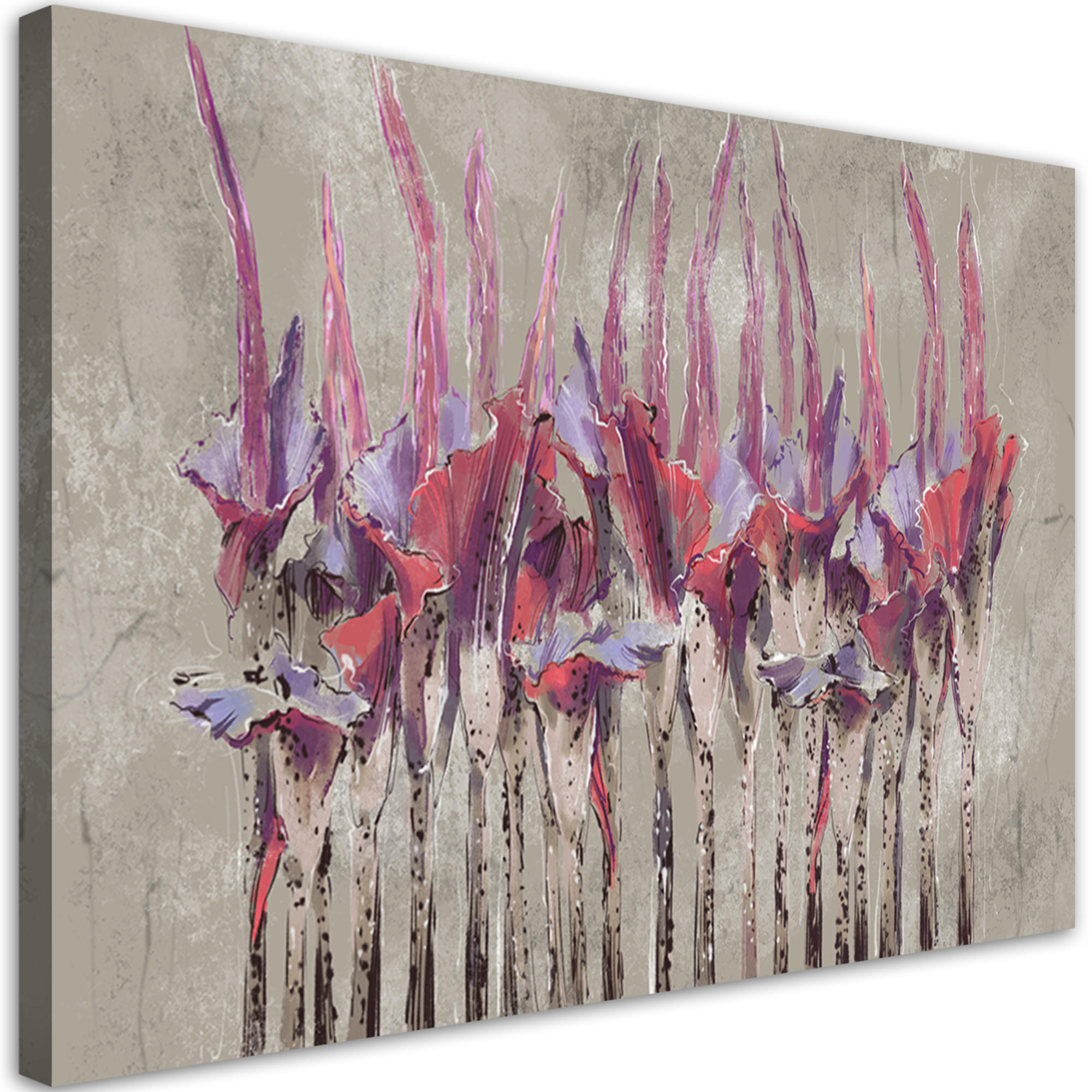 WANDBILD pflanzen blumen simnitło - Braun, Textil (60/40cm) - Feeby