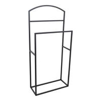 KLEIDERSTÄNDER Friso Schwarz - Schwarz, Metall (50/110/21cm) - LOFT42