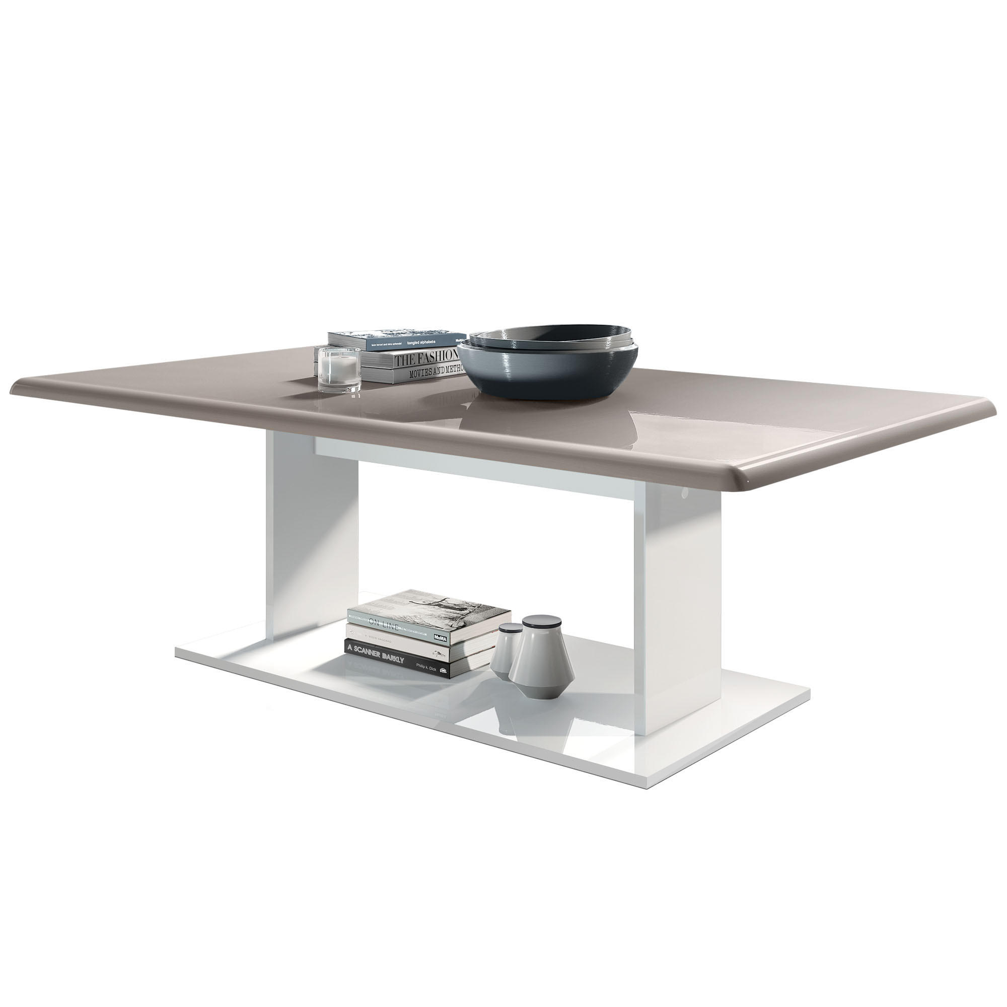 Vladon Couchtisch Sand 120x40x70 cm