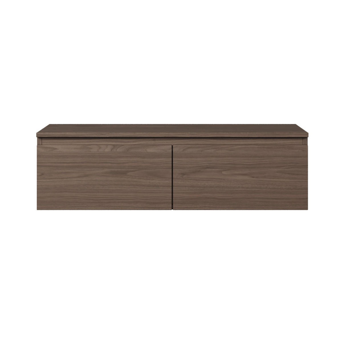 TV-LOWBOARD Bemmi Walnuss Wisconsin 100 cm - Dunkelbraun, Holzwerkstoff (100/28.4/31.8cm) - Selsey