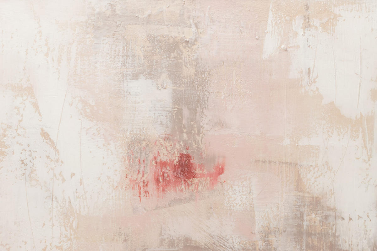 ACRYLBILD HANDGEMALT 100/75 cm - Pink, Holz/Textil (100/75cm) - KUNSTLOFT