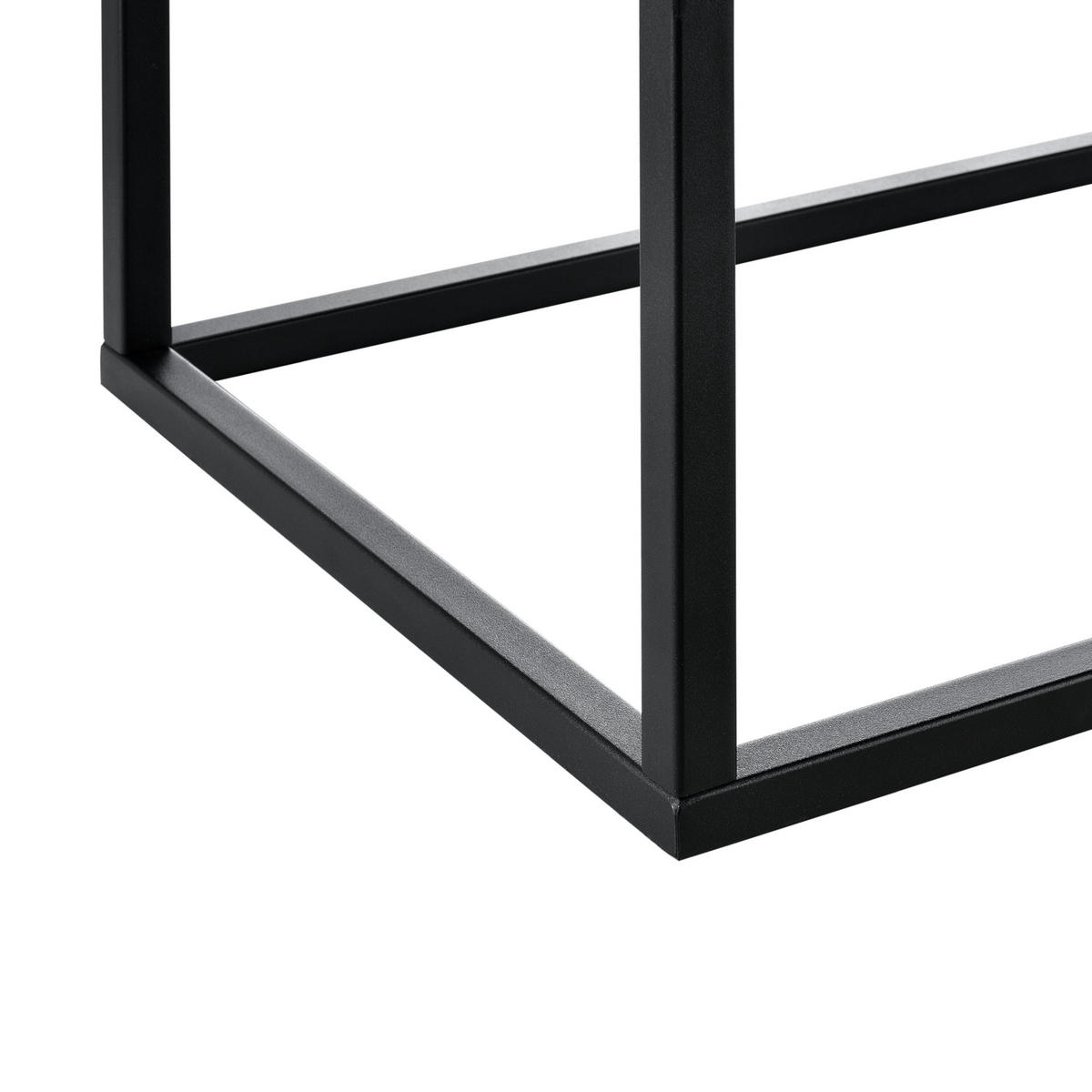 POLSTERBANK Salta - Schwarz, Textil/Metall (120/38/40cm) - pro.tec