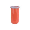 VASE Plegado M Orange 14/14/25.3 cm - Orange, Glas (25.3cm) - Present Time