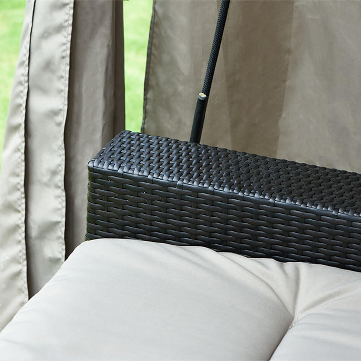 PAVILLON PROVENCE - Ohne Regenabdeckung - Anthrazit, Metall (180/210/236cm) - Home Deluxe