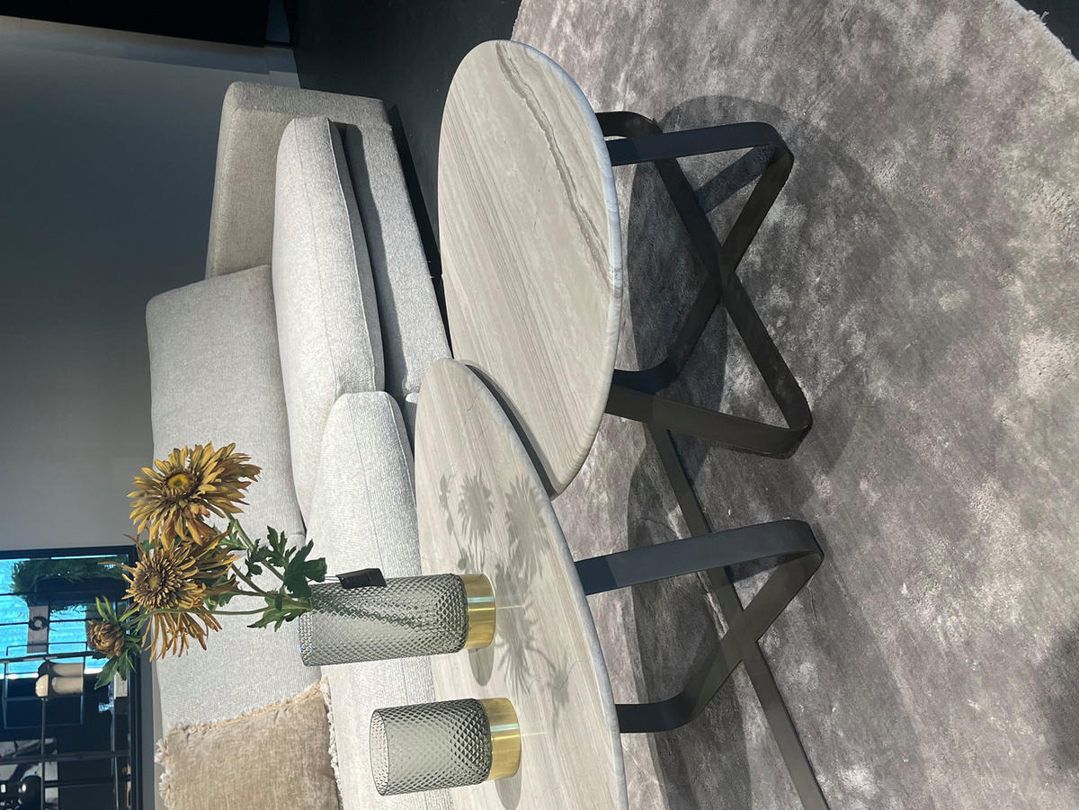 COUCHTISCH Muka Grau 100/60/40.5cm - Grau, Metall (100/60/40.5cm) - PTMD Collection