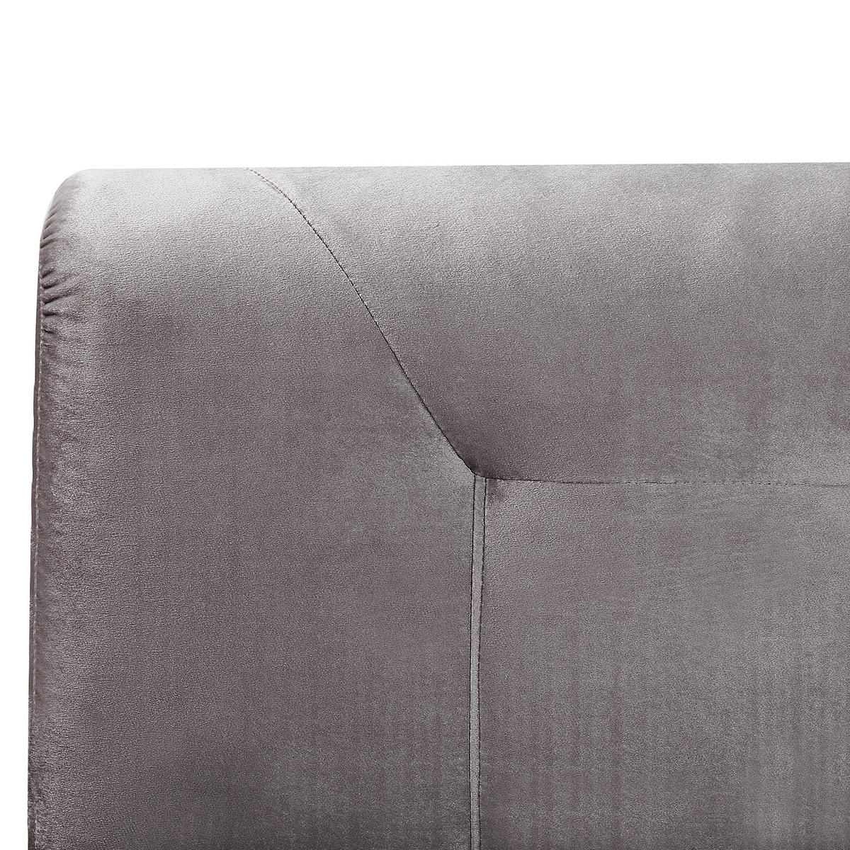 BOXSPRINGBETT 160/200cm Grau Marquise - Grau, Textil (160/200cm) - Beliani