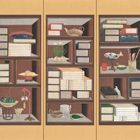 FOTOTAPETE Bücherregal 318 x 280 cm - Multicolor, Papier (318/280cm) - Sanders & Sanders