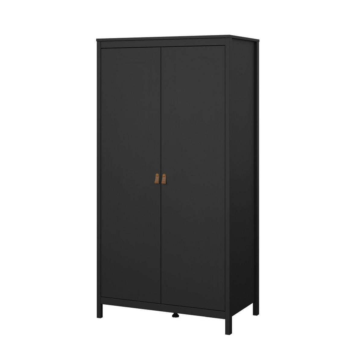 KLEIDERSCHRANK, Madrid, Schwarz, Metall, 103 x 59 x 199 cm - Schwarz, Metall (103/199/59cm) - ebuy24