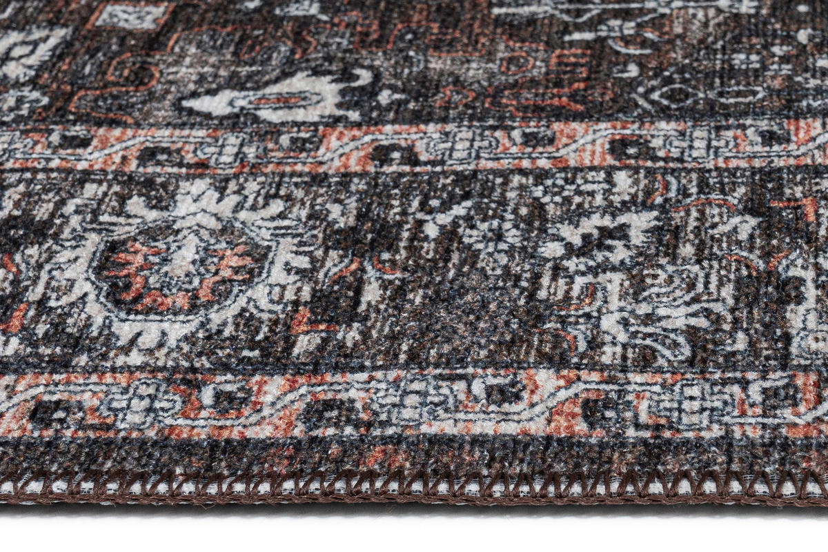 TEPPICH RITZ Dunkelgrau 120/170 cm - Dunkelgrau, Textil (120/170cm) - Tapiso