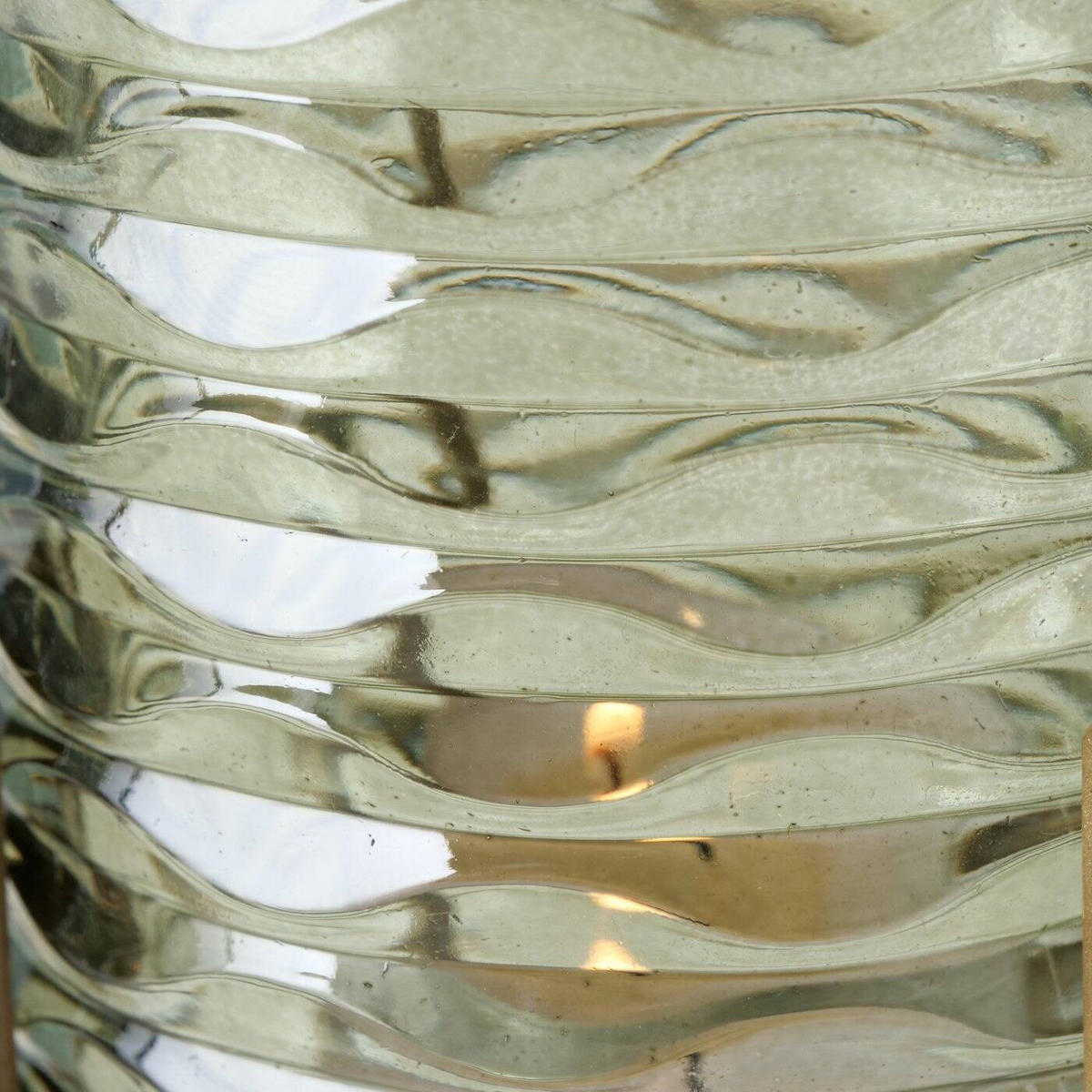 TEELICHTHALTER Bolito Ø 8 cm - Grün, Glas (16cm) - Boltze Home