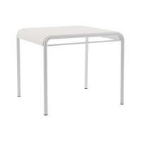 GARTENTISCH - 2 Personen, 4 Personen - plastik - weiß Moah - Weiß, Kunststoff (80.5/90.5/77cm) - Vente-Unique