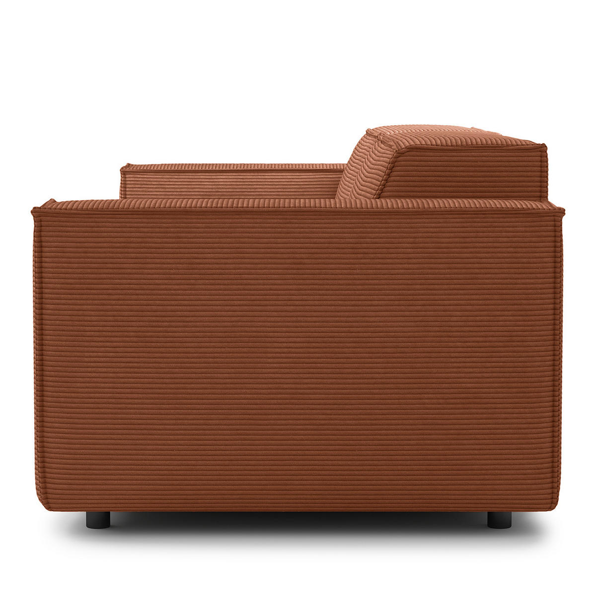 2,5-SITZER SOFA - Braun, Textil (223/70/96cm) - home24