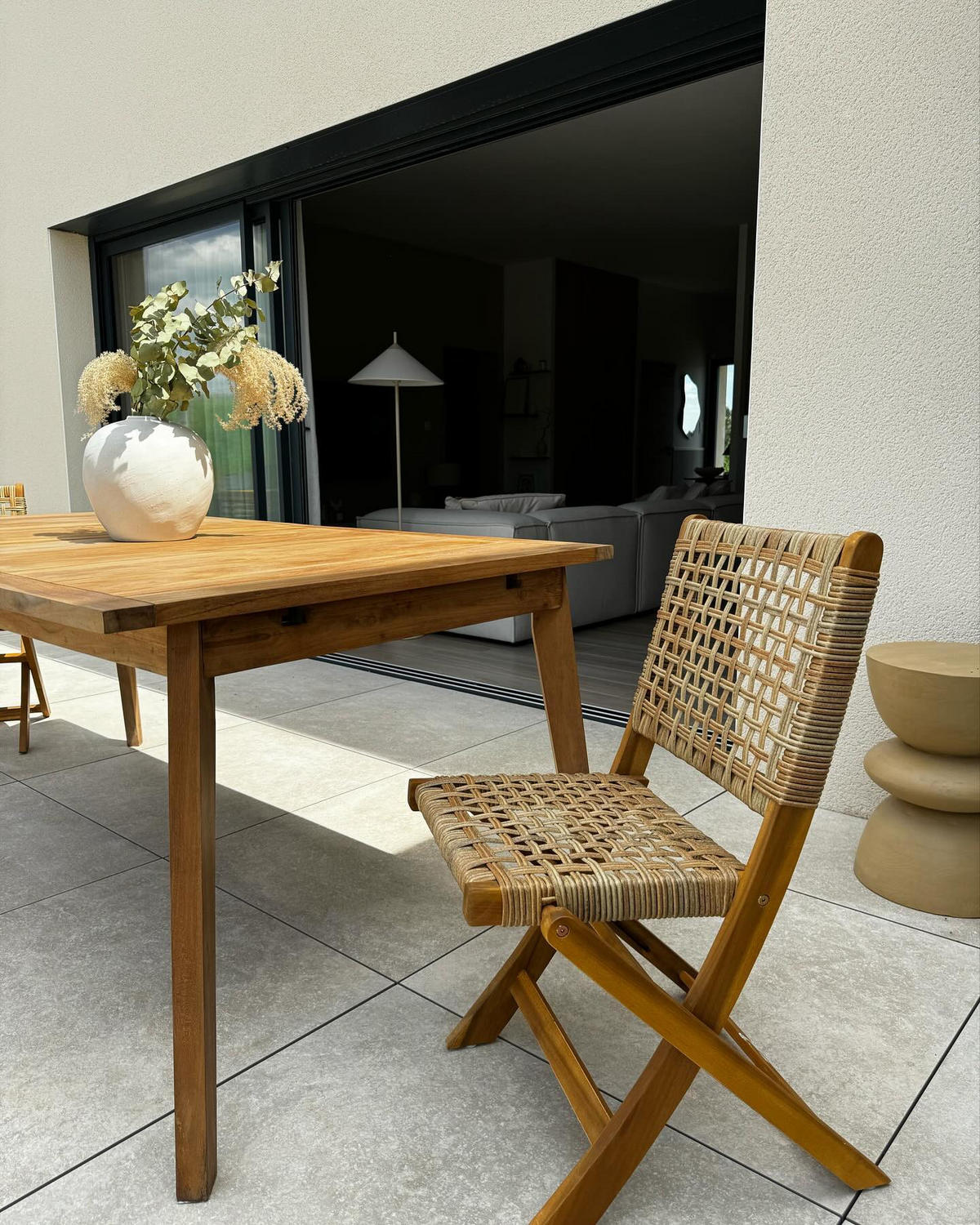 GARTENSTUHL 2er-Set Holz Braun - Braun, Holz (48/85/54cm) - Nordlys