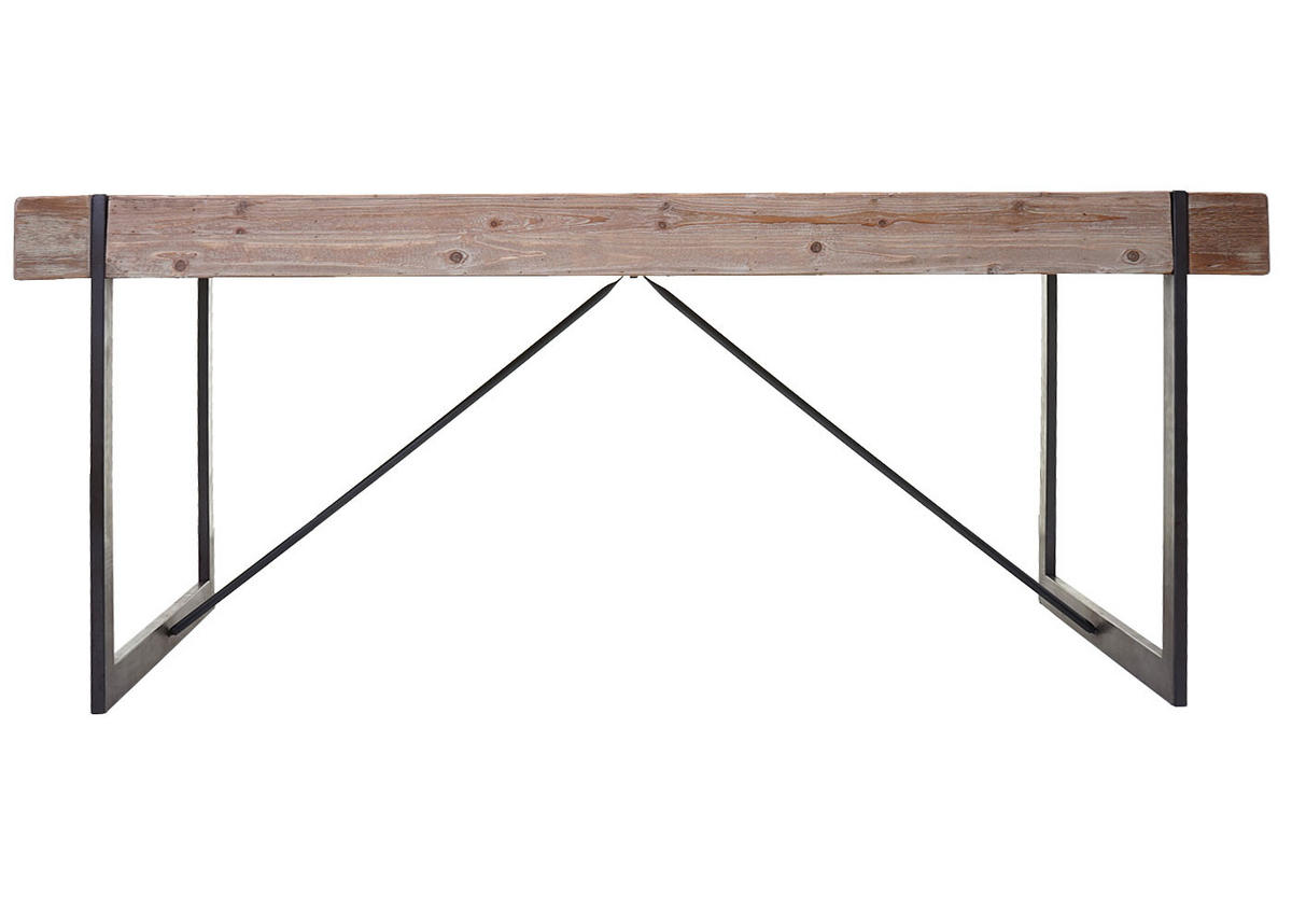 ESSZIMMERTISCH eckig Braun - Braun, Holz (90/200/80cm) - MCW