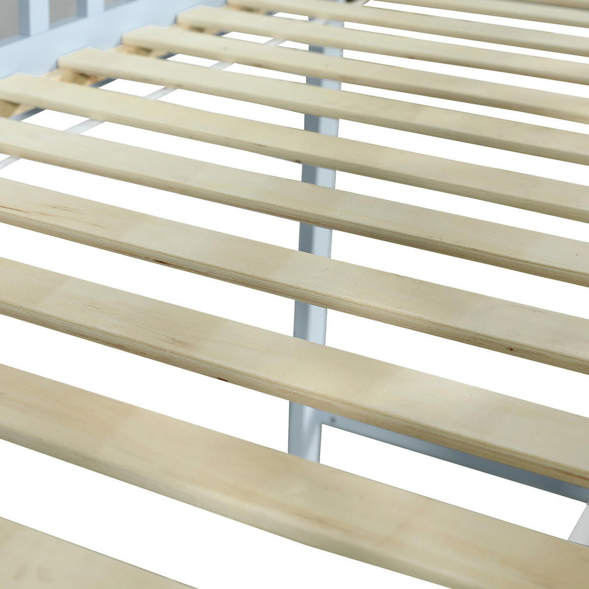 HOCHBETT 90/200 cm DE-02330, in Blau, mit Fenstergestaltung und flexibler Treppe - Blau, Holz/Holzwerkstoff (90/200cm) - ComfortXL