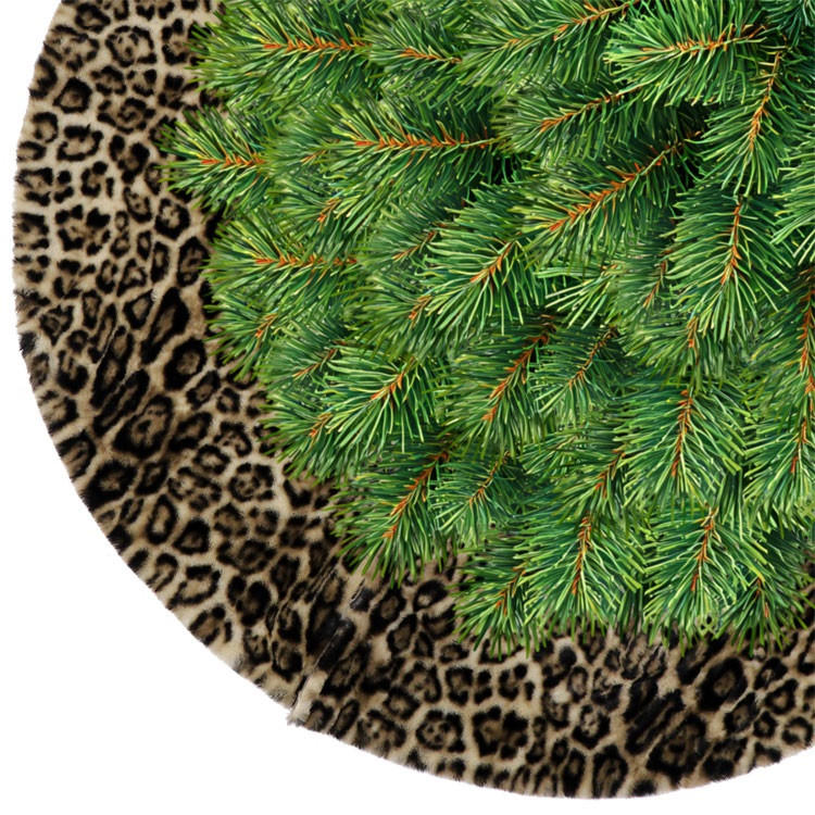 TREPPENROCK Panther - 105/105/ cm - Dunkelgrün, Textil (105/105/105cm) - Unique Living