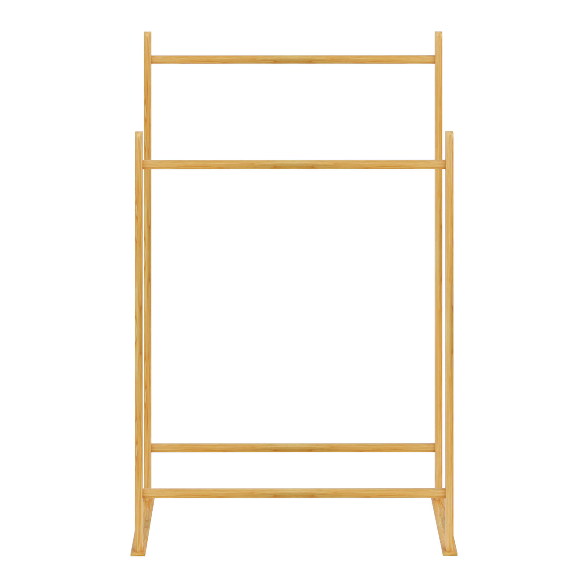 GARDEROBENSTÄNDER Mariehamn - Kieferfarben, Holz (80/122/50cm) - [en.casa]