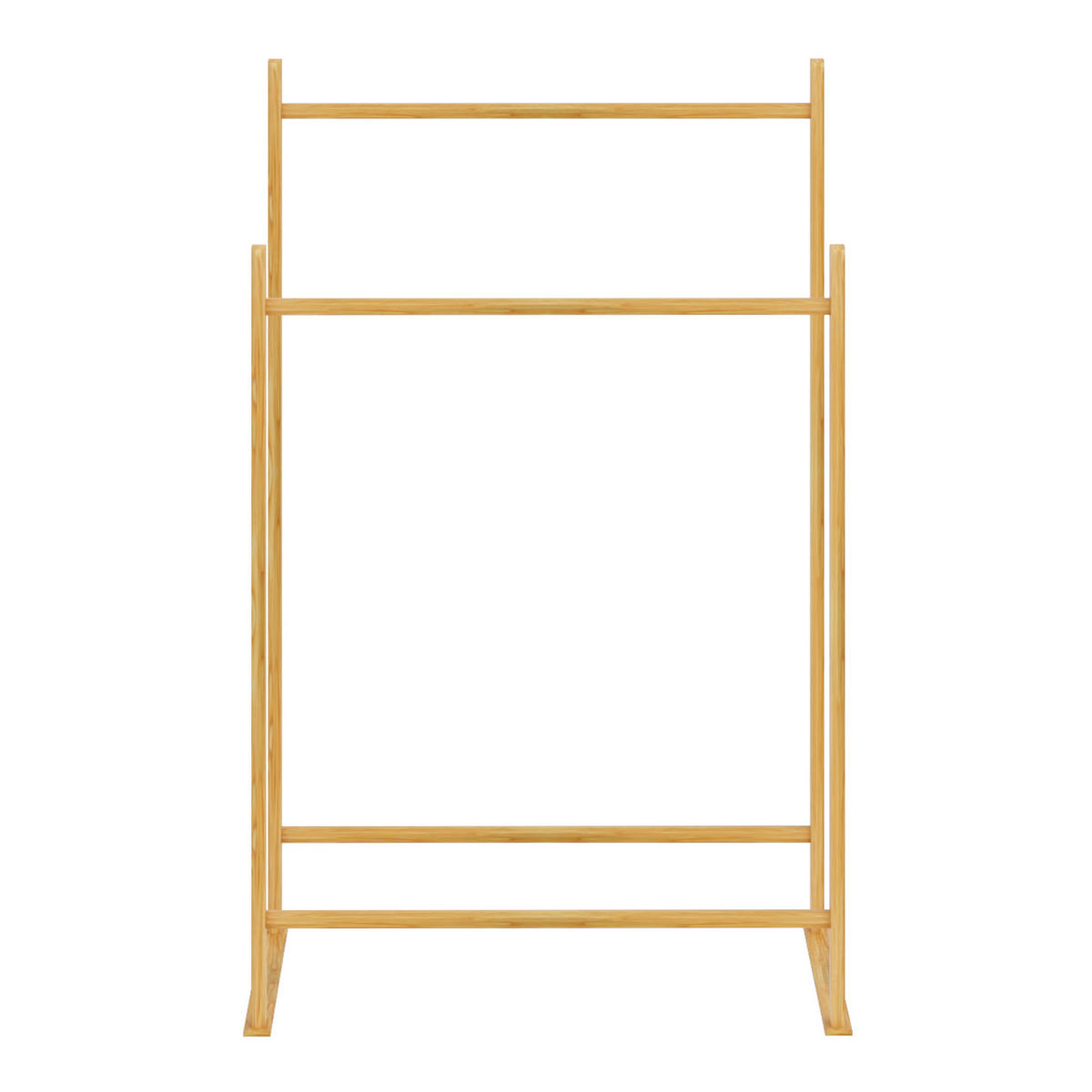 GARDEROBENSTÄNDER Mariehamn - Kieferfarben, Holz (80/122/50cm) - [en.casa]