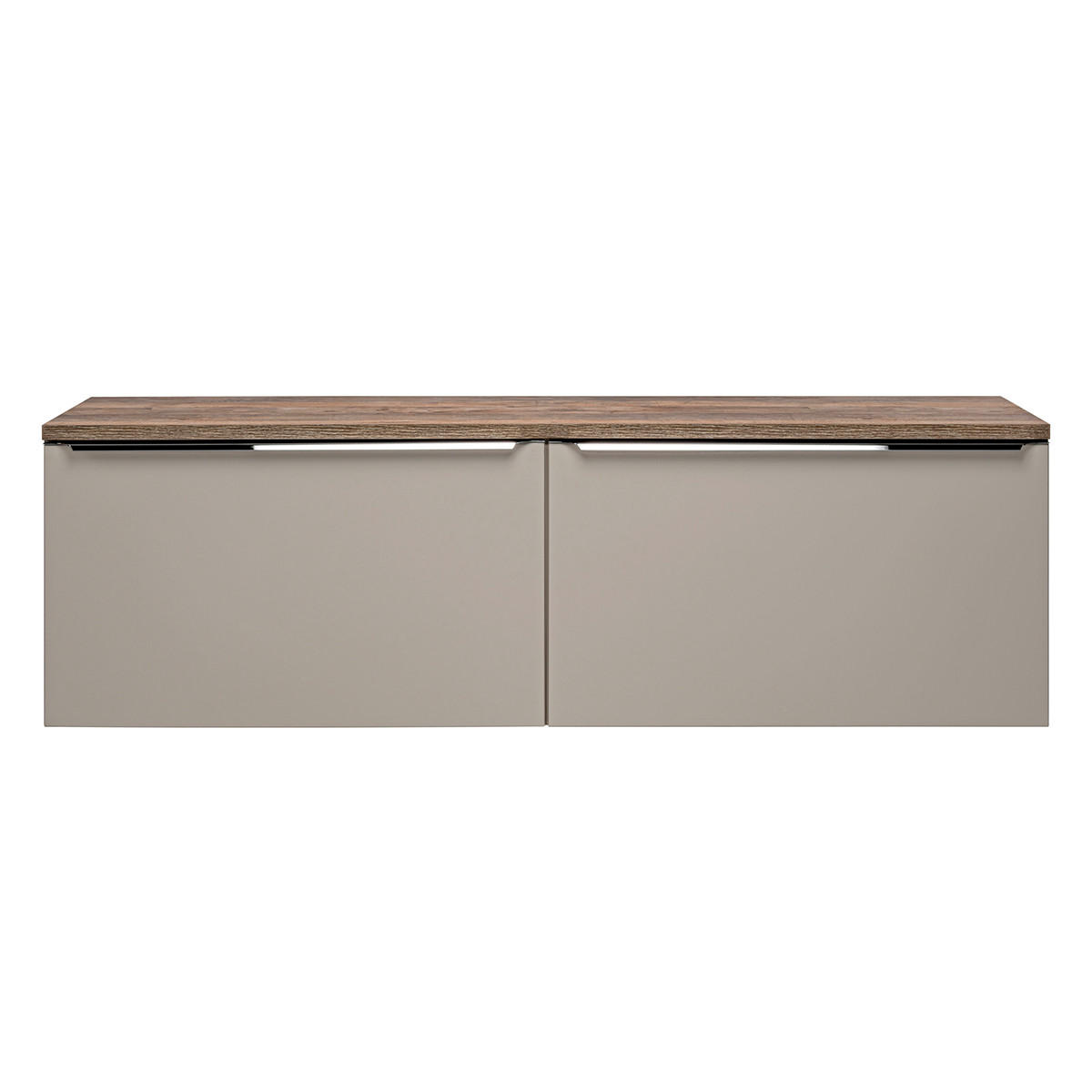 SKŘÍŇKA POD UMYVADLO 160cm Éros Krtek - šedohnědá, kompozitní dřevo (160/48/46cm) - Petits-meubles