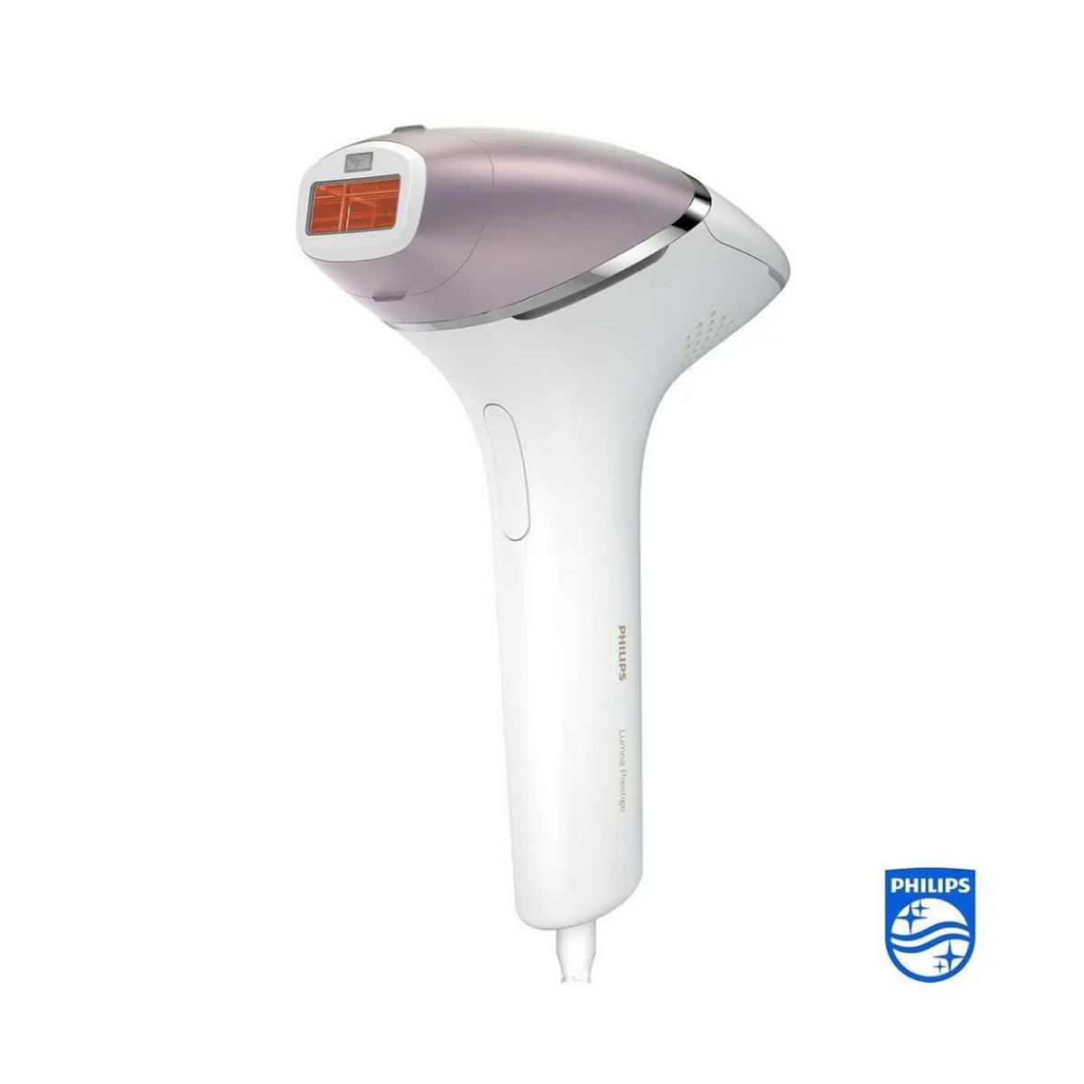 HAARENTFERNER IPL Gerät Weiß, 450000 Lichtimpulse, 4 Aufsätze, Körperpflege, Gesichtspflege, Intimbereich, Langzeit Haarreduktion, Beauty Gerät - Lila, Kunststoff (16/22/9.6cm) - Philips