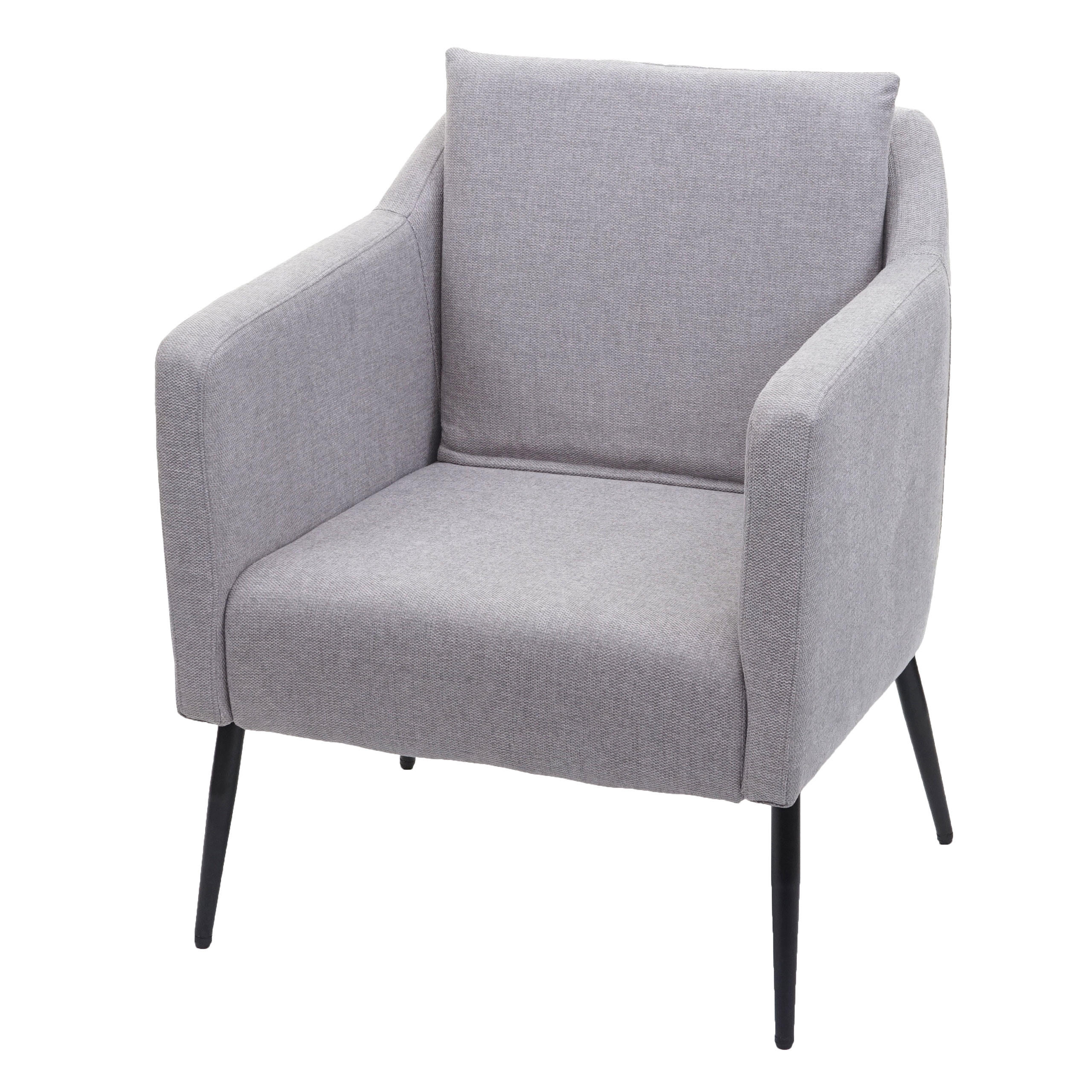 RELAXSESSEL H93A Hellgrau - Hellgrau, Textil (70/92/70cm) - MCW