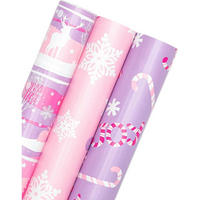 GESCHENKPAPIER 3 Rollen 43,2 cm x 3 m Weihnachtsdesign - Multicolor, Papier (4/44/10cm)