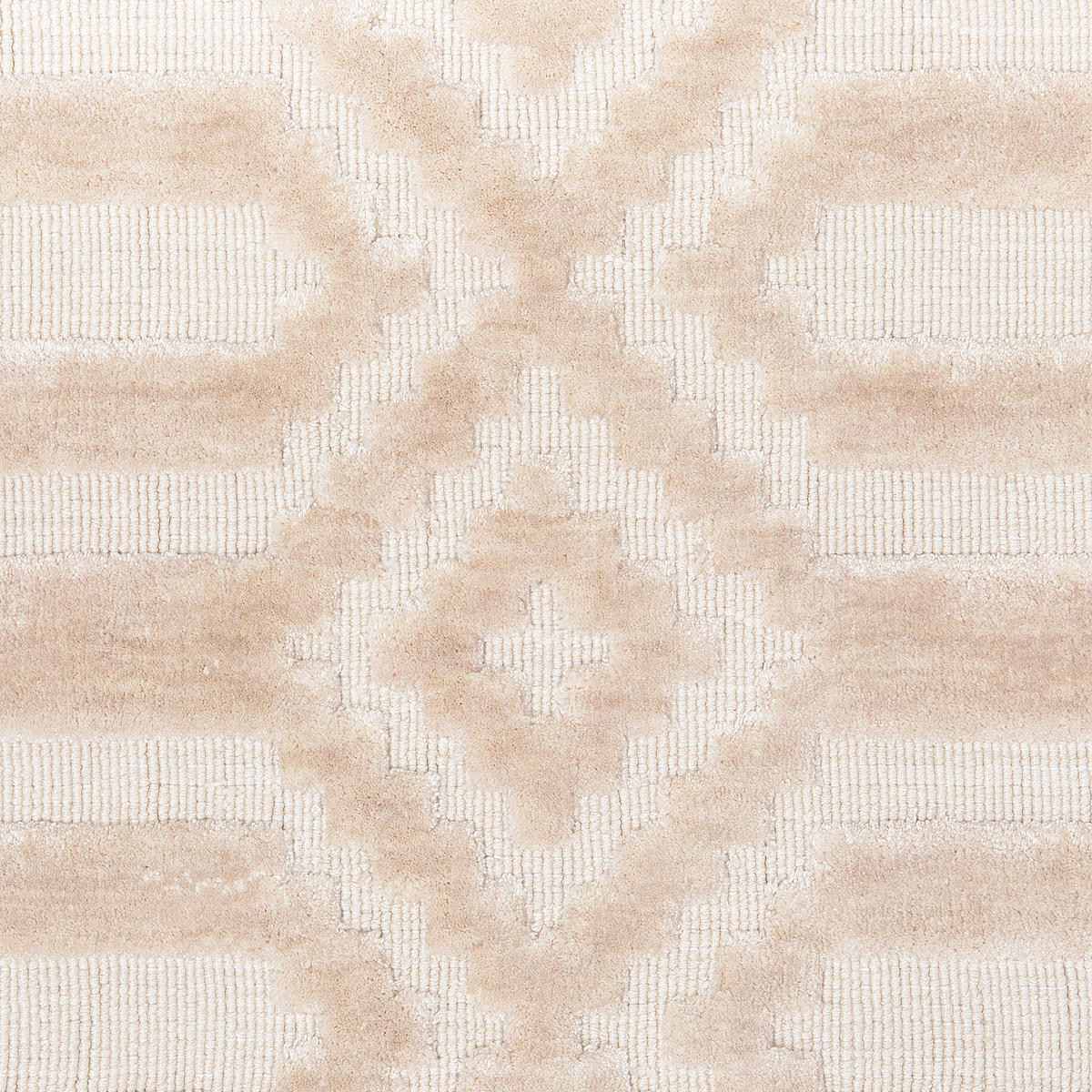 KURZFLOR-TEPPICH Adatepe 200/140 cm - Beige, Naturmaterialien (140/200cm) - Beliani