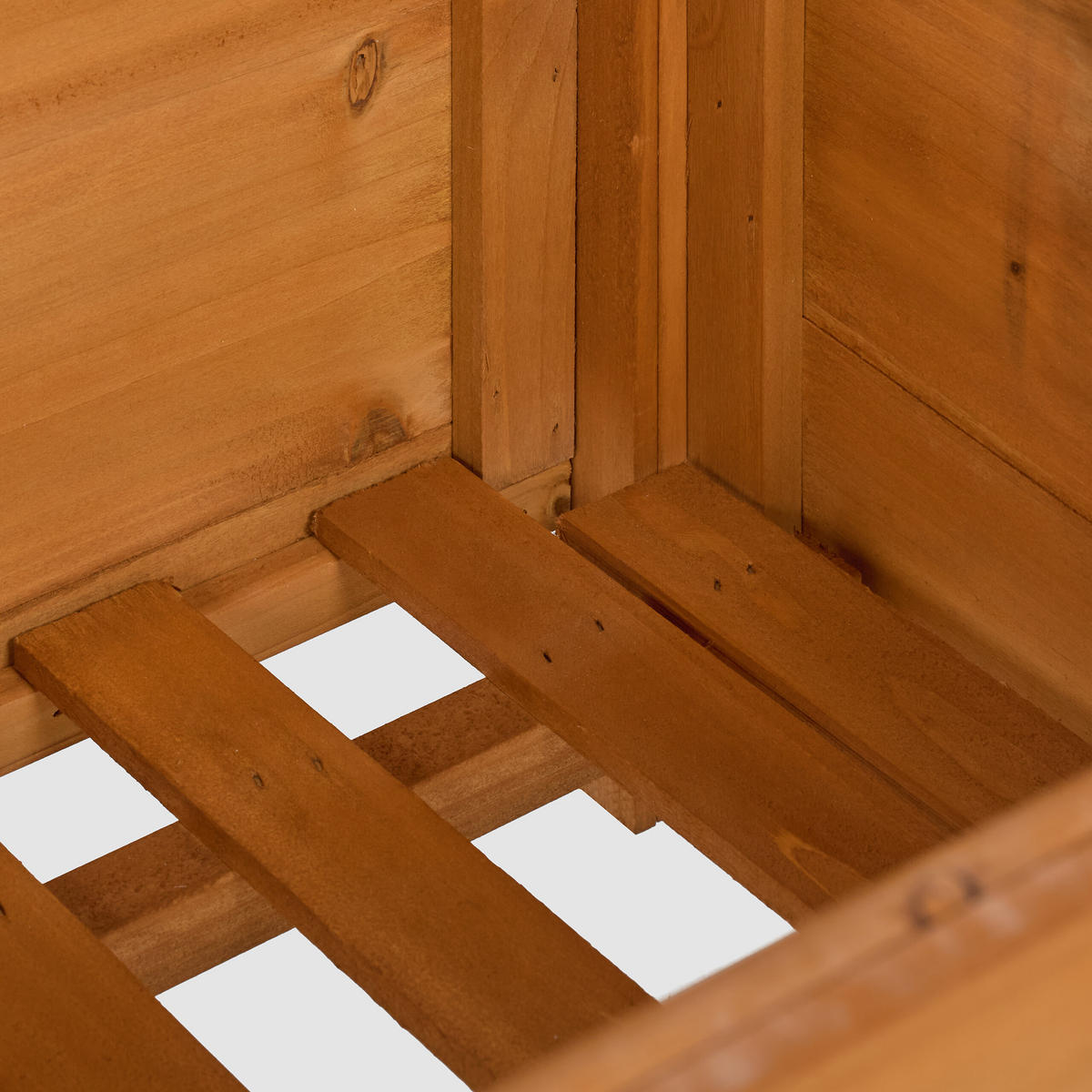 PFLANZKASTEN - Orange, Holz/Textil (110/183/44cm) - Relaxdays