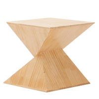 BEISTELLTISCH Rechteckig Braun 45 x 45 x 45 cm - Braun, Holz (45/45/45cm) - Nordlys