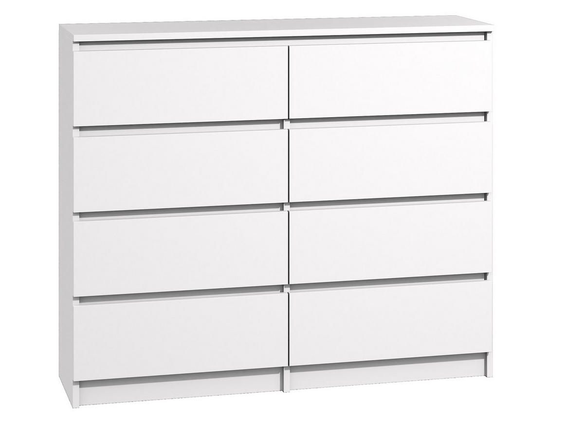 KOMMODE bella8 120 weiss - Weiß, Holzwerkstoff (119/98/35cm) - roe furniture