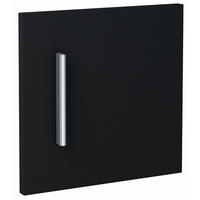 REGALFRONT MODUS Schwarz 34,6/1,6/34,6 cm - Schwarz, Holzwerkstoff (34.6/34.6/1.6cm) - Matkam Möbel