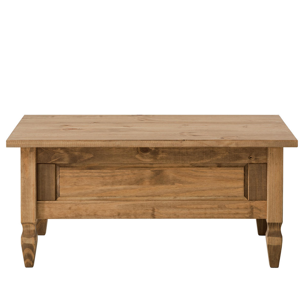 HOME24 Couchtisch FINCA RUSTICA - Braun, Holz (60/100/46cm) - home24