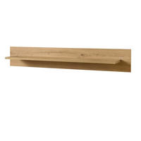 WANDBOARD Eiche Artisan 107 x 17 cm, Wandregal skandinavisch - Eichefarben, Holzwerkstoff (107/17/19cm) - Furn.Design