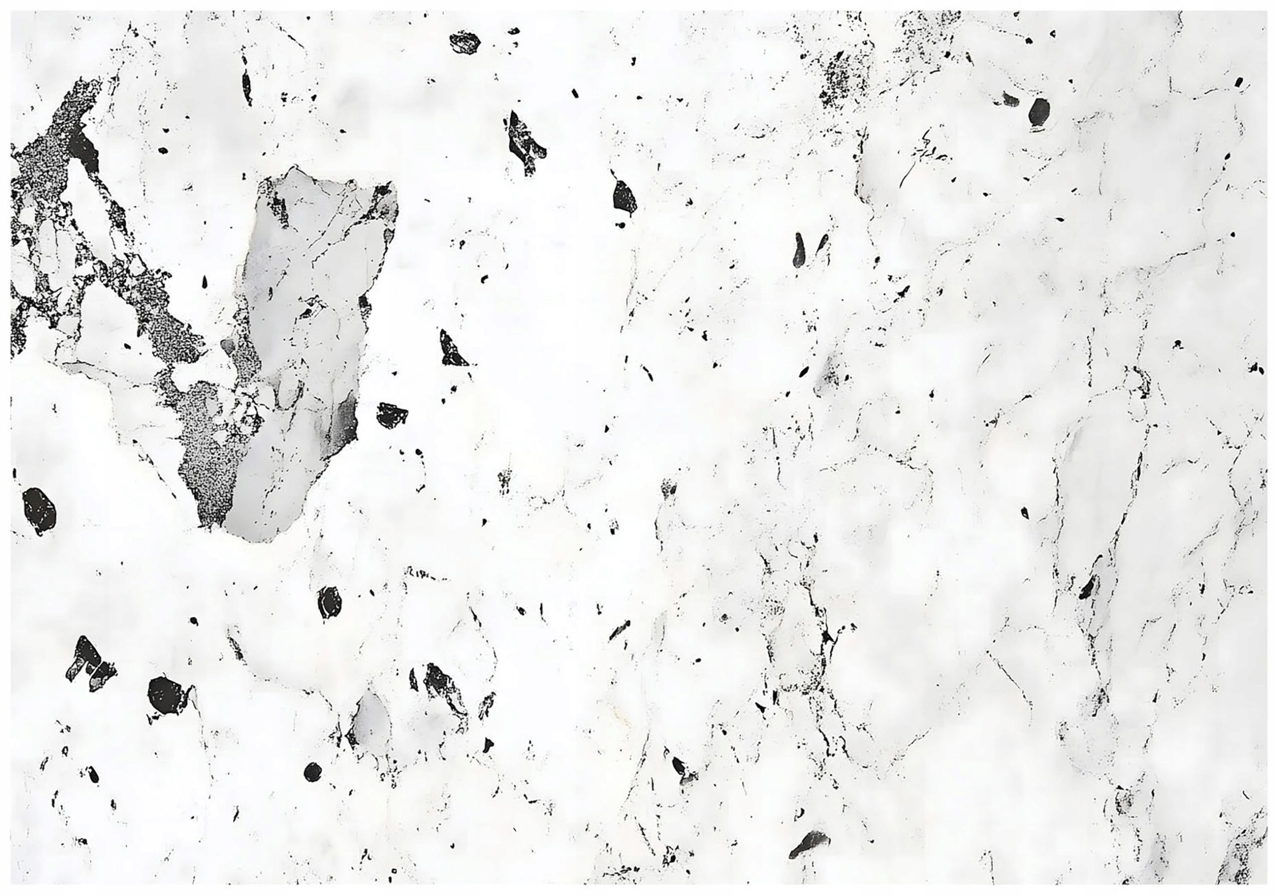 FOTOTAPETE Marmor Grau Vlies Tapete Wohnzimmer Schlafzimmer 200x140 - Grau, Papier (200/140cm) - Wallarena