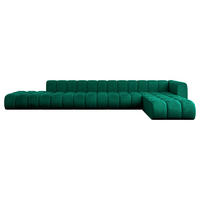 ECKSOFA modulares Sofa Zuvon-L3 - 478x177x70 cm Grün - Dunkelgrün, Holzwerkstoff/Textil (478/177cm) - ALTDECOR