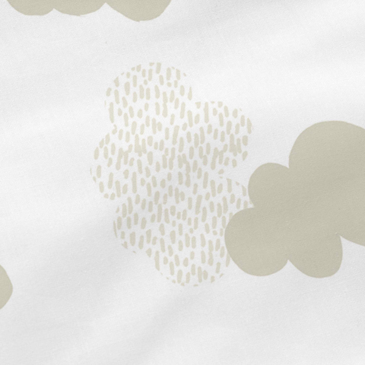 KISSEN clouds 50x50 cm beige - Beige, Textil (50/50cm) - Happy Friday